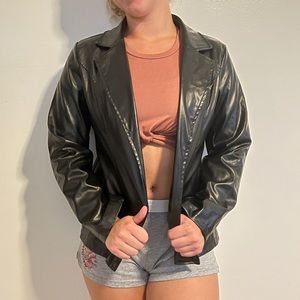 Leather Jacket, size M